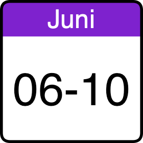 Kalender Icon vom 06 Dezember
