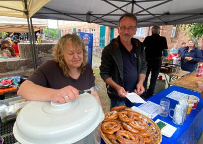 Weißwurstteam bei der Arbeit