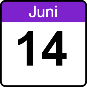 Kalender Icon vom 25ten Mai